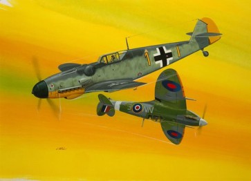 Revell 03710 - Combat Set Bf109G-10 & Spitfire