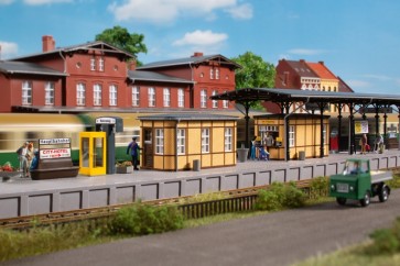 Auhagen 11452 - Stations/Perron accessoires / Bahnhofsausstattung