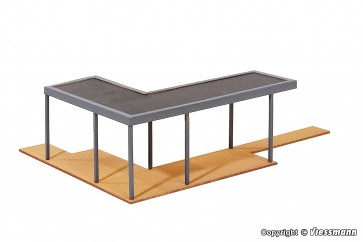 Kibri 38345 - H0 Überdachte Terrasse - Polyplate Bausatz