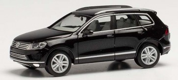 Herpa 038478-002 - VW Touareg, zwart metallic