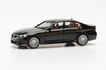 Herpa 430951 - BMW Alpina B5 Limousine, zwart metallic
