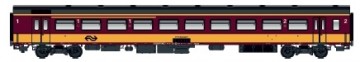 L.S. Models 44263 - NS Personenrijtuig ICR A4B6 Benelux rood/geel, zonder airco, V