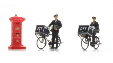 Artitec 5870052 - Postbodes op fiets met postbus (2x)