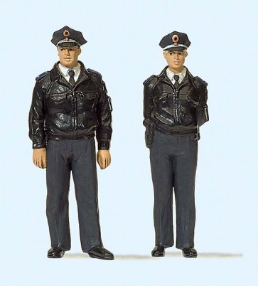 Preiser 65364 - 1:43/45 Politie agenten in blauw uniform