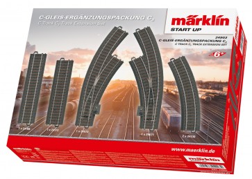 Marklin 24903 - C-rail uitbreidingsset C3