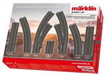 Marklin 24904 - C-rail uitbreidingsset C4