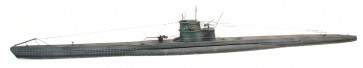 Artitec 50.132 - Onderzeeboot VII C  -waterlijn  kit 1:87