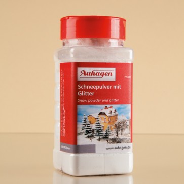 Auhagen 77032 - Streuflasche Schneepulver mit Glitter