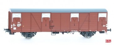 Exact train EX20187 - NS HBS Dunkel Aluminium Luftklappen mit 'Phillips' Plakat Epoche 3