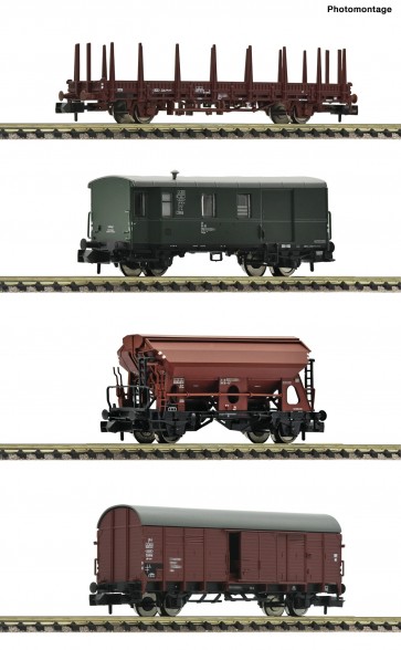 Fleischmann 6660044 - 4-tlg. Güterwagenset          