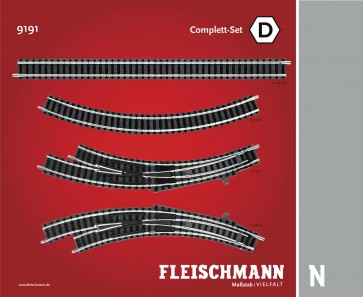 Fleischmann 9191 - COMPLETT SET D                