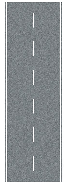 Noch 60703 - Bundesstraße, grau, 100 x 8 cm