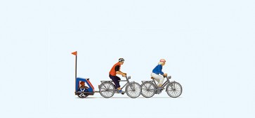 Preiser 10638 - 1:87 Familie fietstocht