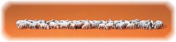 Preiser 14411 - 1:87 60 pcs schapen assorti