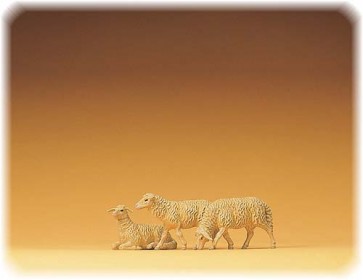 Preiser 47057 - 1:25 3 Schafe