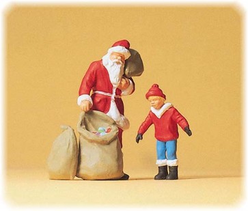 Preiser 65335 - 1:4345 Weihnachtsmann. Kind