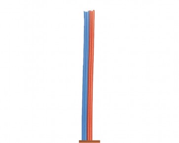 Brawa 32420 - Doppellitze 0,25 mm², 25 m Spule, blauw/rood