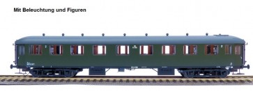 Exact train EX10045 - NS B7156 grün, graues Dach mit Beleuchtung und figuren