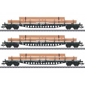 Marklin 47153 - Set rongenwagens met lading hout