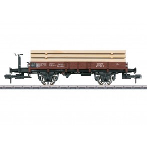 Marklin 58316 - Lageboordwagen beladen met hout