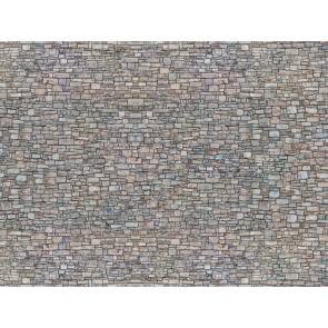Noch 56940 - 3D-Kartonplatte “Bruchsteinmauer”