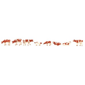 Faller 155902 - Koeien, bruin gevlekt