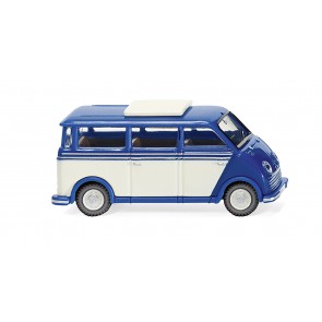 Wiking 0334 02 - DKW Schnelllaster Bus - blau/ perlweiss
