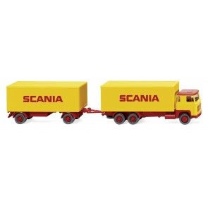 Wiking 0457 02 - Kofferlastzug (Scania 111) "SCANIA"