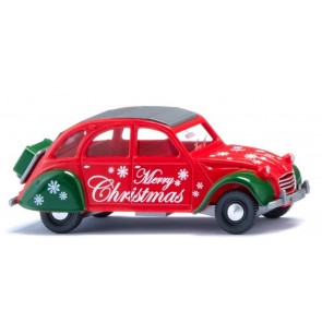 Wiking 0809 15 - Citroën 2 CV "Weihnachtsmodell"
