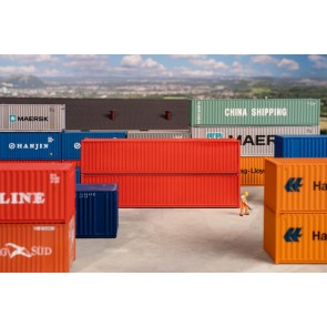 Faller 182154 - 1/87 40' CONTAINER ROOD 2 ST.
