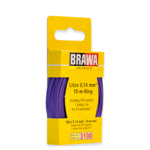 Brawa 3100 - Litze 0,14 mm², 10 m Ring, lila