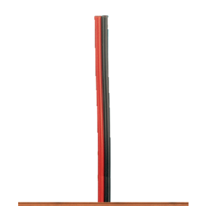Brawa 32391 - Doppellitze 0,14 mm², 25 m Spule, rood/zwart