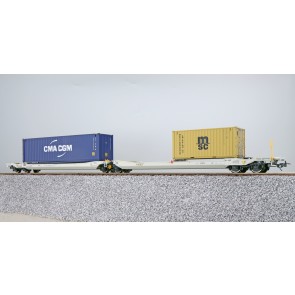 Esu 36545 - Taschenwagen, H0, Sdggmrs, 37 84 499 3 174-0, NL-AAEC Ep. VI, Container CMAU 554986 + MEDU 183613, DC