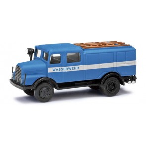 Busch 95620 - 1/87 IFA S4000 TLF WASSERWEHR BLAU 