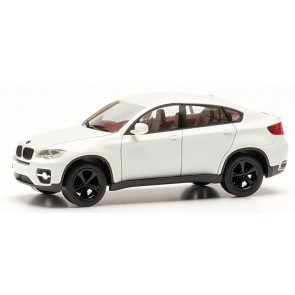 Herpa 024037-003 - BMW X6 (zwarte velgen), wit