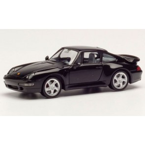 Herpa 021890-002 - Porsche 911 Turbo, zwart
