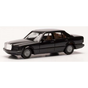 Herpa 013727-002 - Mercedes Benz S Klasse (W126), zwart (Minikit)