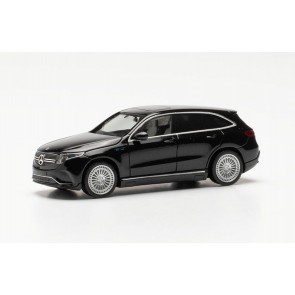 Herpa 430715-003 - Mercedes Benz EQC AMG, zwart metallic