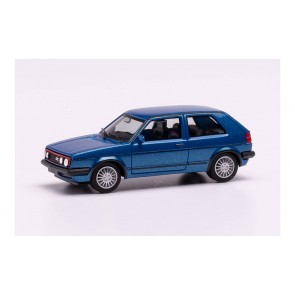 Herpa 430838 - VW Golf II GTI, blauw metallic