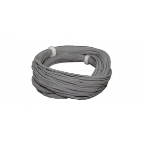 Esu 51946 - Hochflexibles Kabel, Durchmesser 0.5mm, AWG36, 2A, 10m Wickel, Farbe grau