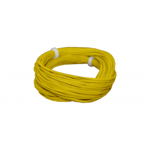 Esu 51947 - Hochflexibles Kabel, Durchmesser 0.5mm, AWG36, 2A, 10m Wickel, Farbe gelb