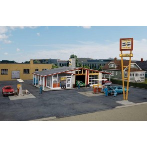 Walthers 533541 - 1/87 VINTAGE GAS STATION 933-3541 