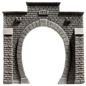 Noch 58051 - Tunnel-Portal, 1-gleisig, 13,5 x 12,5 cm