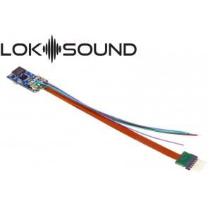 Esu 58816 - LokSound 5 micro DCC/MM/SX/M4 "Leerdecoder", 6-pin NEM651, Retail, mit Lautsprecher 11x15mm, Spurweite: 0, H0