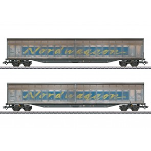 Marklin 48065 - Set schuifwandwagens „Transwaggon“
