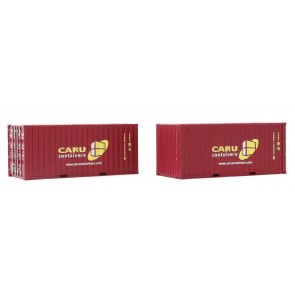 Igra 98010024 - 2-tlg set Container 20‘ Caru - Low Cube