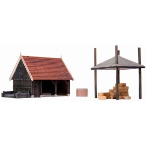 Artitec 10.188 - Schuur + accessoires  kit 1:87