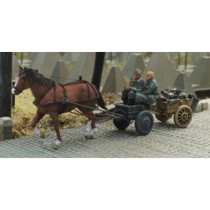Artitec 6870736 - WM Infanteriekarren mit Pferd + 2 Figuren
