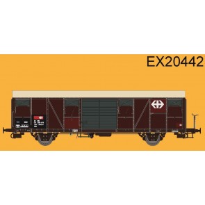 Exact train EX20442 - SBB Gbs Güterwagen Nr 3 Epoche 6 