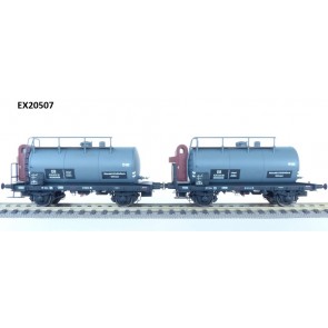 Exact train EX20507 - DB 2er Set 24m3 Uedinger Kesselwagen Winterhall